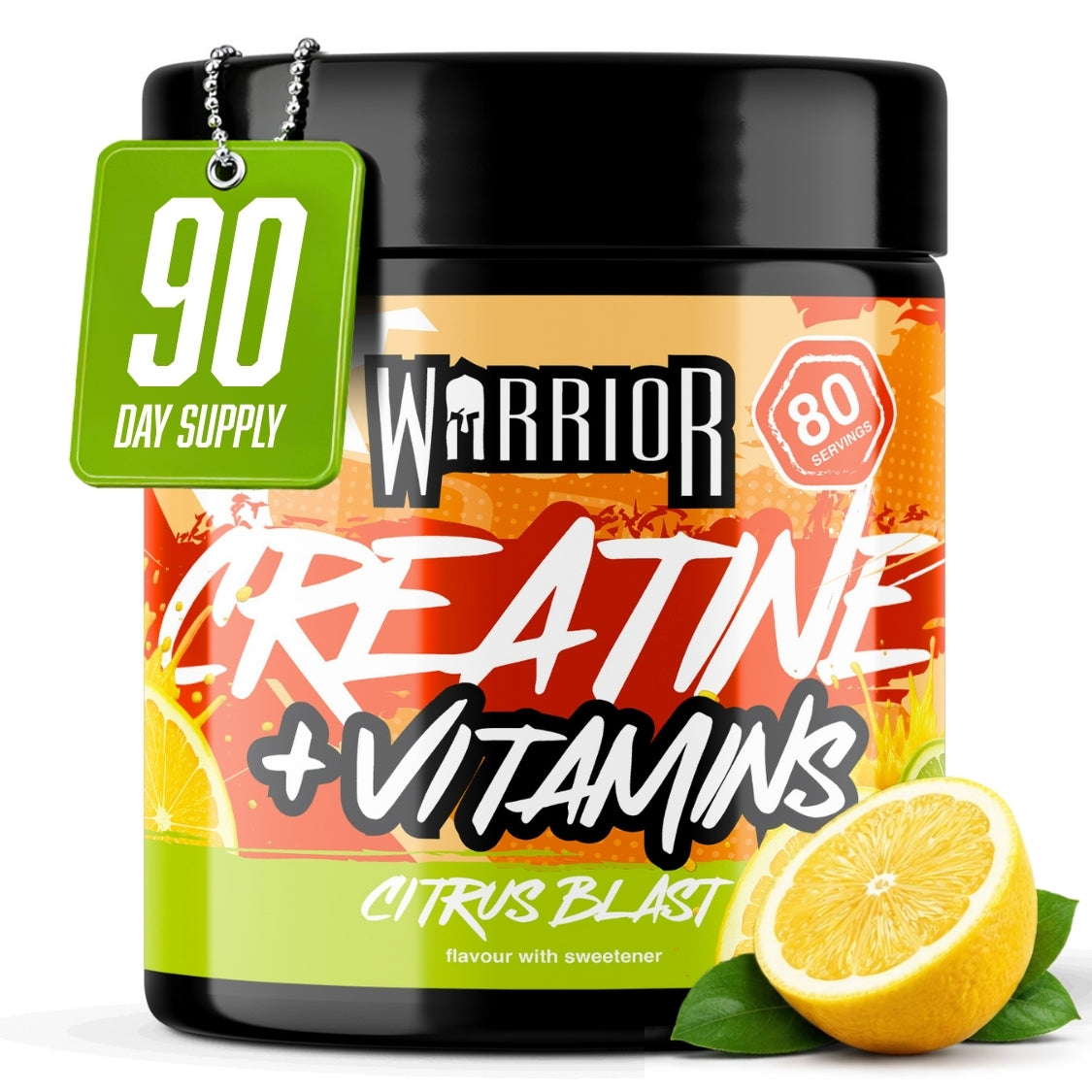 Warrior Creatine Plus Vitamins - 80 Servings