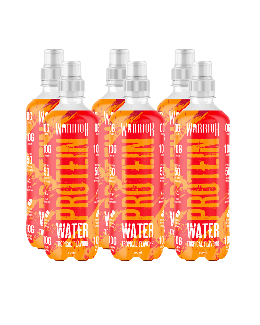 BBE March 25 - Tropical Warrior Protein Water - (6x500ml)