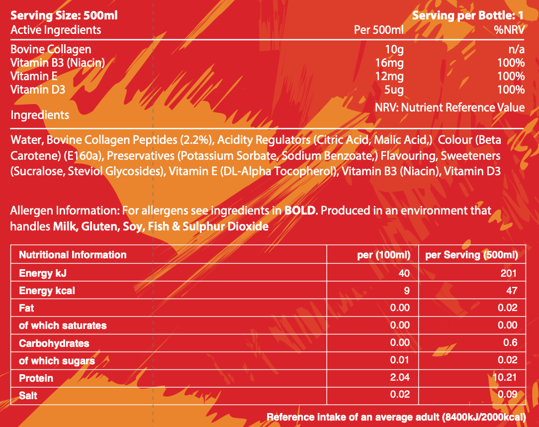 BBE March 25 - Tropical Warrior Protein Water - (6x500ml)