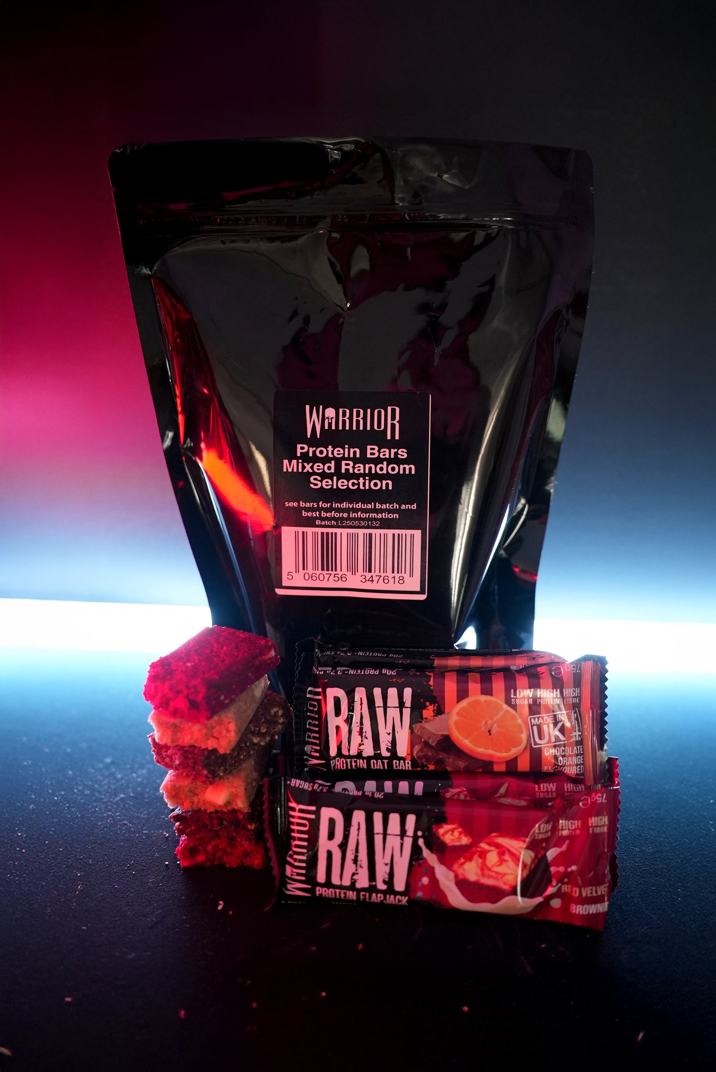 12 x Warrior Protein Bars - Mixed Flavours CRUNCH & RAW | Warehouse Clearance - BBE Products