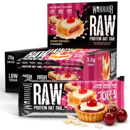 Warrior RAW Protein Oat Bars - 12 x 75g Box