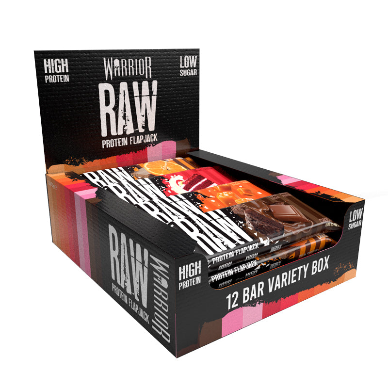 Warrior RAW Protein Oat Bars - 12 x 75g Box