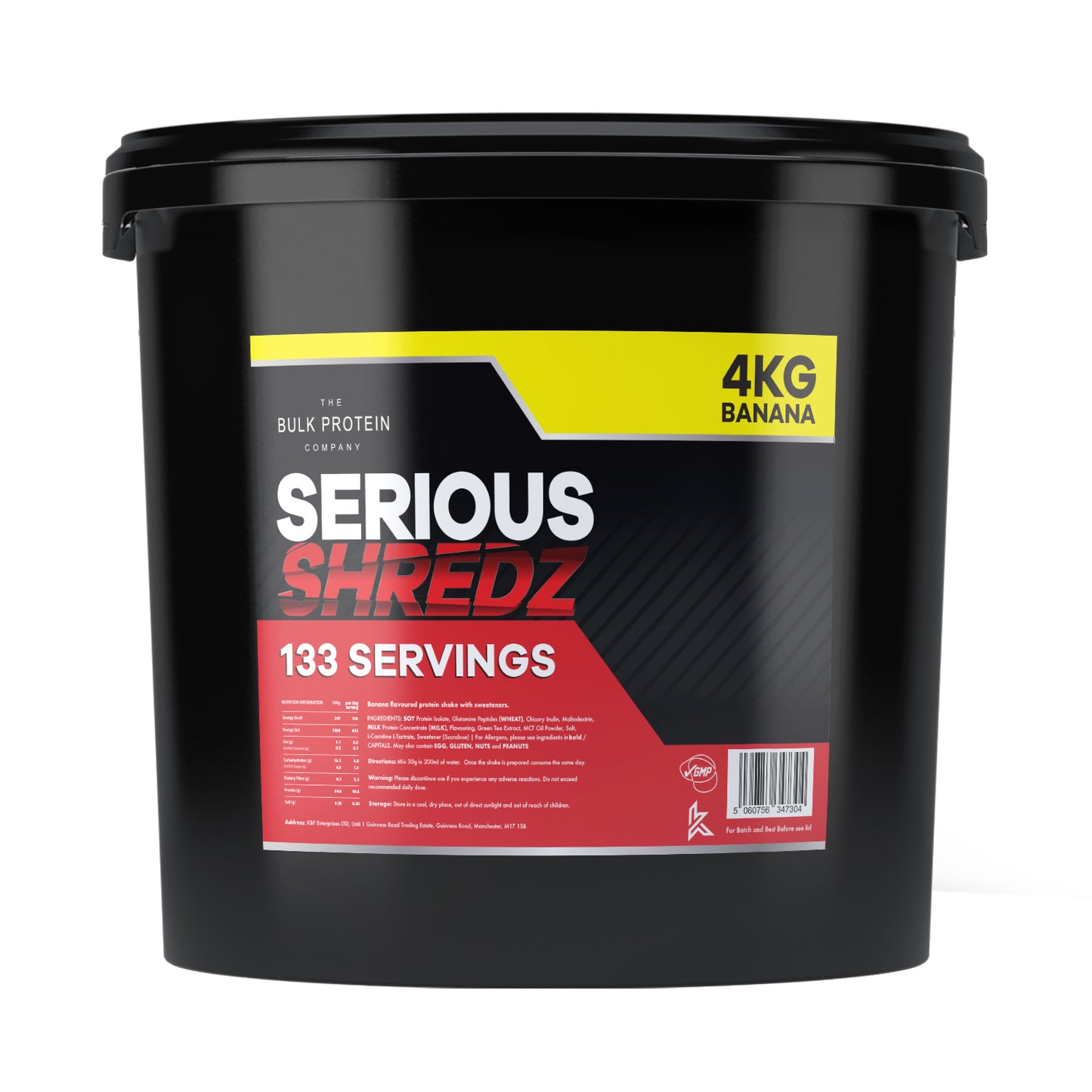 The Bulk Protein Company - Serious Shredz Diet Protein Powder - 4kg