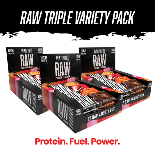 Warrior Raw Protein Bar Triple Variety Pack