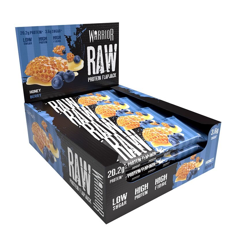 Warrior RAW Protein Flapjack - 12 Bars