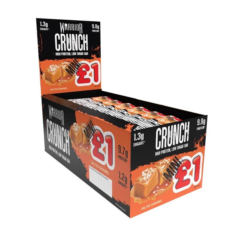 Warrior CRUNCH Mini Protein Bars €“ 24 x 32g Bars