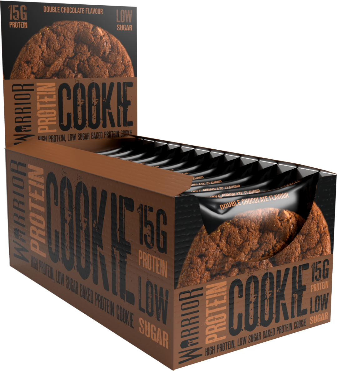 BBE FEB25 - Warrior Protein Cookie - 12 x 60g Cookies