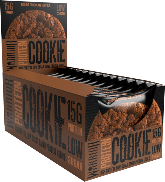 BBE FEB25 - Warrior Protein Cookie - 12 x 60g Cookies