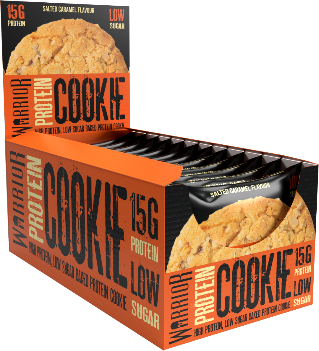 BBE FEB25 - Warrior Protein Cookie - 12 x 60g Cookies