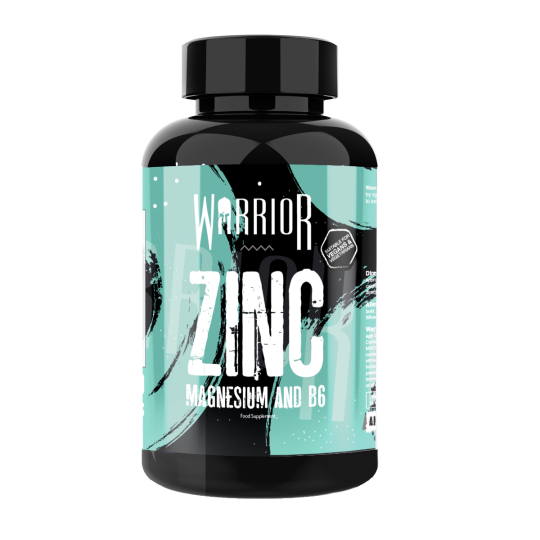 Warrior Zinc Magnesium and B6 60 Tabs Bodybuilding Warehouse