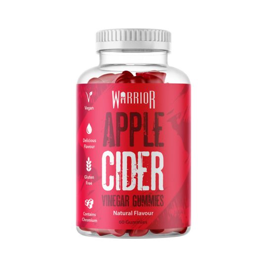 Warrior Apple Cider Vinegar Gummies 60 Gummies Bodybuilding Warehouse
