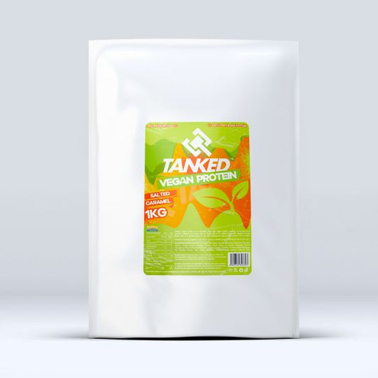 Tanked Vegan Protein Salted Caramel 1
